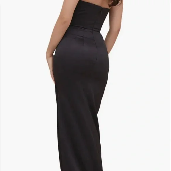 House of CB Black Strapless Dress - Picture 2 of 4
